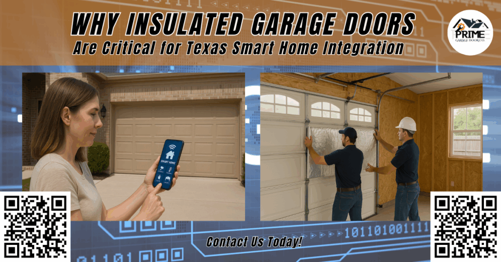 Why Insulated Garage Doors Are Critical for Texas Smart Home Integration 9 Why Insulated Garage Doors Are Critical for Texas Smart Home Integration - Prime Garage Door Co.