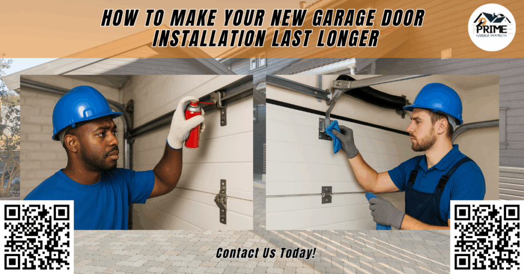 How to Make Your New Garage Door Installation Last Longer 7 How to Make Your New Garage Door Installation Last Longer - Prime Garage Door Co.