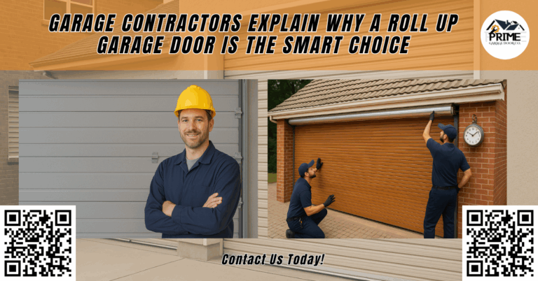 Garage Contractors Explain Why a Roll-Up Garage Door Is the Smart Choice 1 Garage Contractors Explain Why a Roll-Up Garage Door Is the Smart Choice - Prime Garage Door Co.