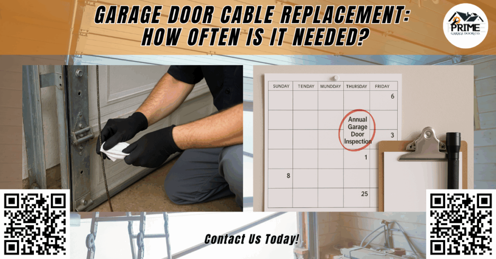 Garage Door Cable Replacement: How Often Is It Needed? 7 Garage Door Cable Replacement: How Often Is It Needed? - Prime Garage Door Co.