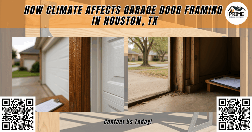 How Climate Affects Garage Door Framing in Houston, TX 2 How Climate Affects Garage Door Framing in Houston, TX - Prime Garage Door Co.