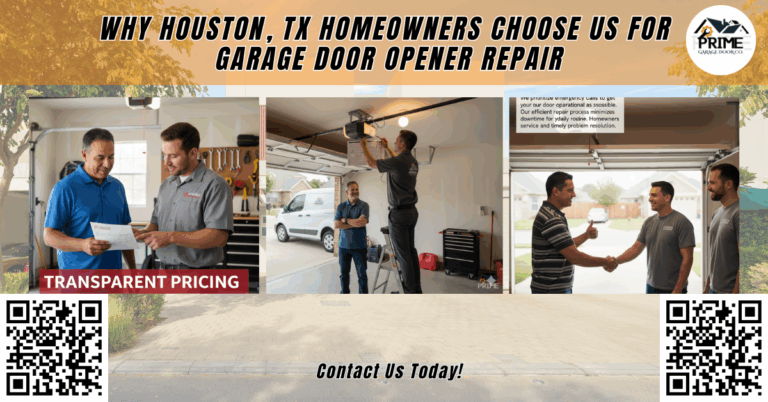 Why Houston, TX Homeowners Choose Us for Garage Door Opener Repair 1 Why Houston, TX Homeowners Choose Us for Garage Door Opener Repair